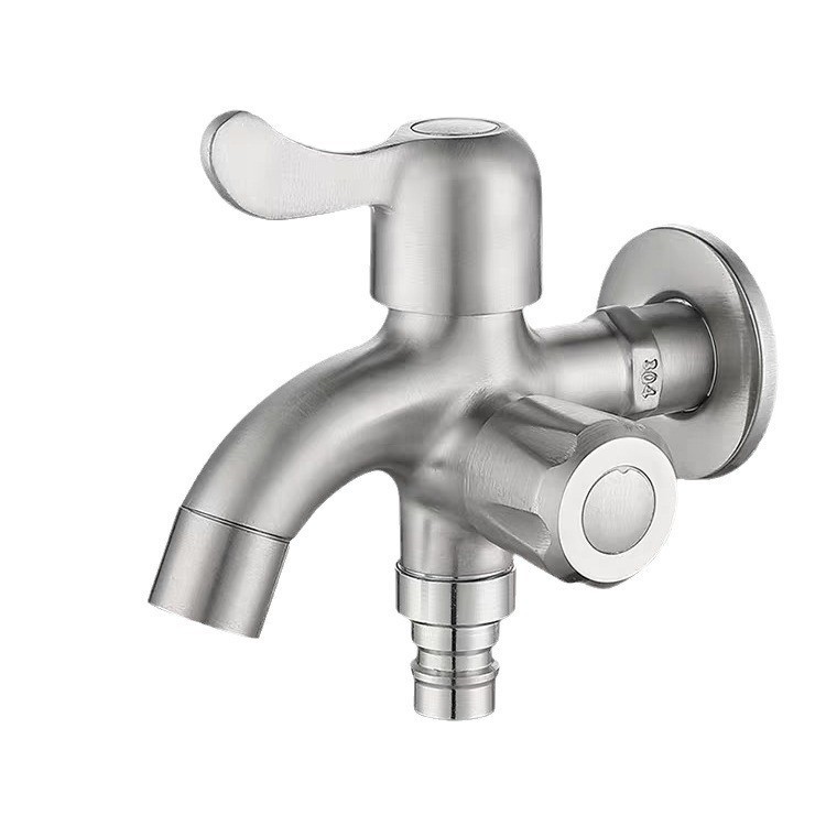 304 acero inoxidable rápido grifo de apertura 4 puntos pequeño grifo ingeniería transfronteriza al por mayor auténtico anti-corrosión a prueba de óxido grifo