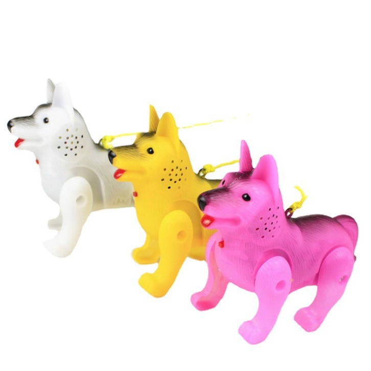 New children's toy wolf dog walking will sing electric rope dog…