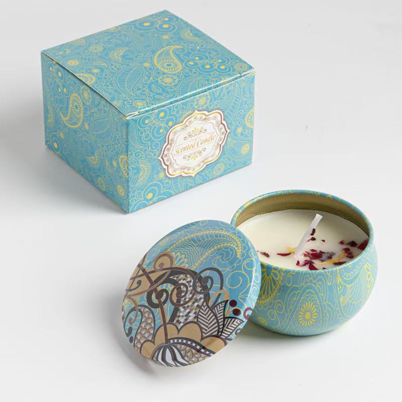 Bougie d'aromathérapie transfrontalière aux huiles essentielles pour purifier l'air de la maison. Parfum pour femme, idéal comme cadeau d'anniversaire pour une amie._voghion.com