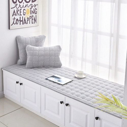 5ZV7 wholesale thickened plush bay window mat window sill mat tatami balcony mat bay window mat princess style bay window