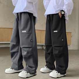 男童裤子春秋款2024新款秋季儿童长裤秋装中大童男孩休闲运动裤潮