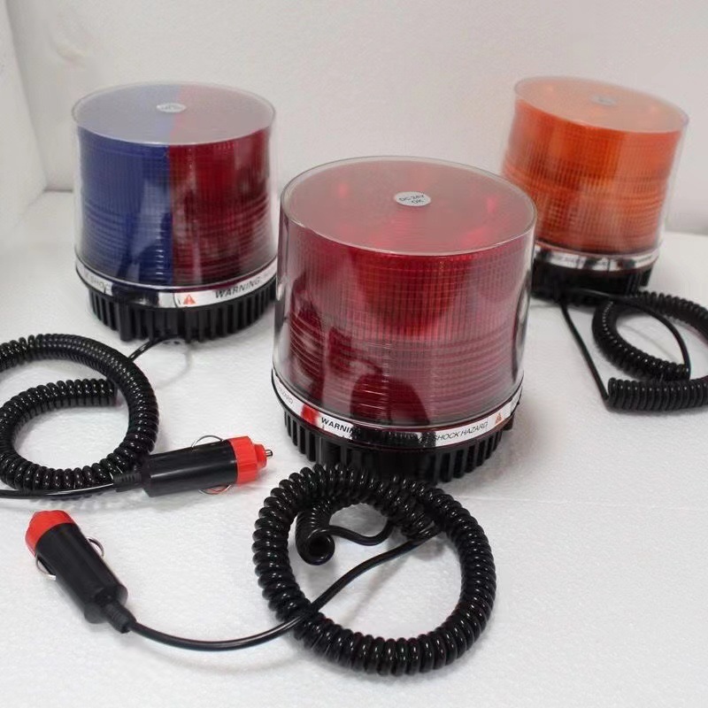 Ceiling Round Led Flash Light School Bus Light Alarm Light Engineering Light Car Car Warning Light 12V24V Universal
