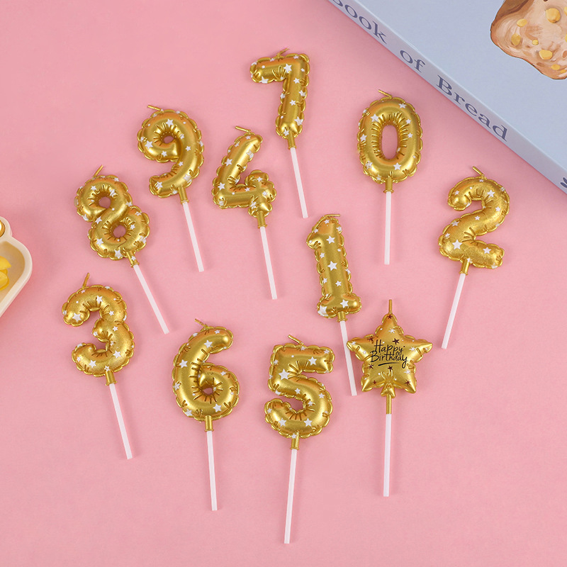 Golden digital balloon