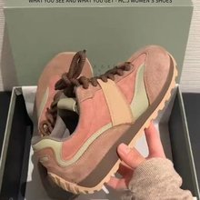 复古德训鞋女2024年秋季新款女鞋子爆款磨砂皮单鞋轻便休闲运动鞋