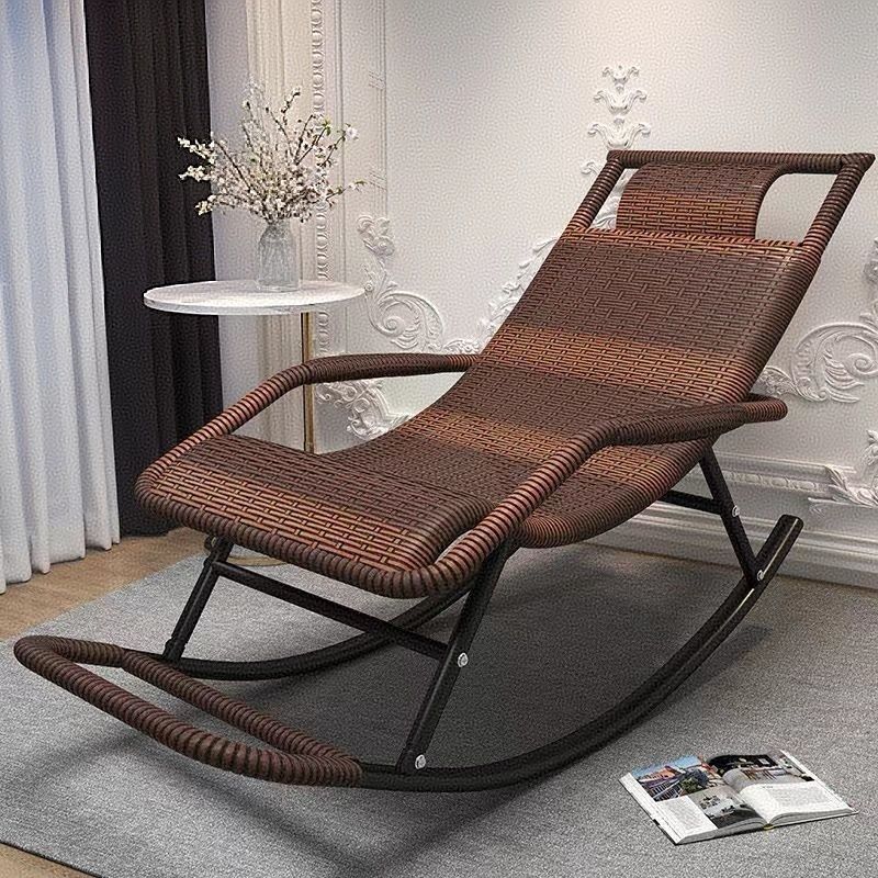 摇摇躺椅手工仿藤家用成人老式摇摇椅午睡休闲摇椅户外庭院供应链