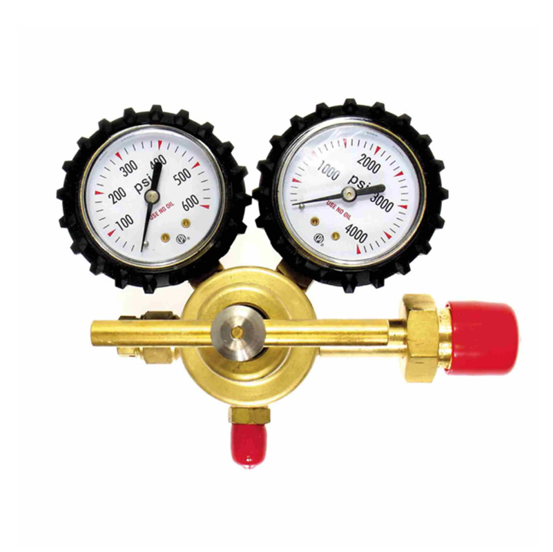 高压氮气表G5/8 美式全铜氮气减压器CGA580 Brazing Regulator