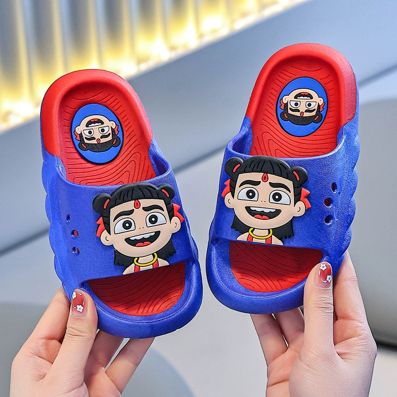 Нежа детские тапочки для мальчиков и девочек летняя мультяшная ванна