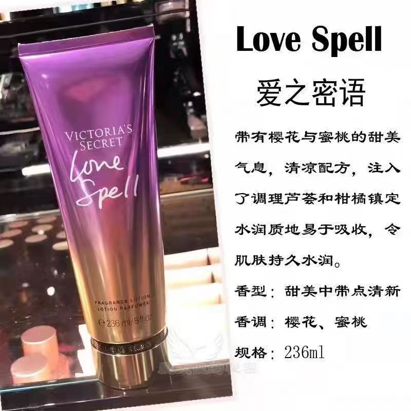 Vitoria 's Secret Love Words Body Lotion Humectante Otoño Invierno