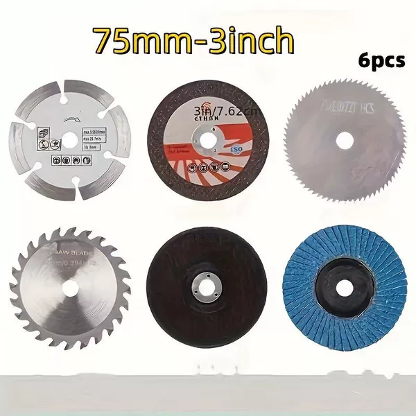 3 inch saw blade 6pc