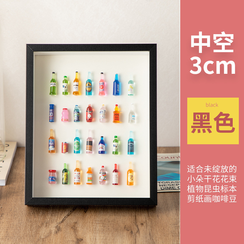 相框萌粒展示盒挂墙透明亚克力桌面摆件食玩小盒子盲盒手办收纳架|undefined