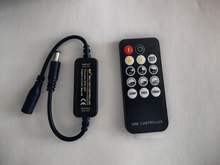 Light with monochrome dimming controller infrared dimming breathing