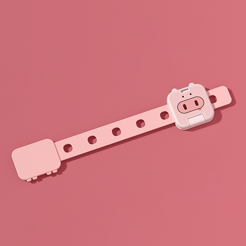 Cerradura suave rosa Piggy-Long