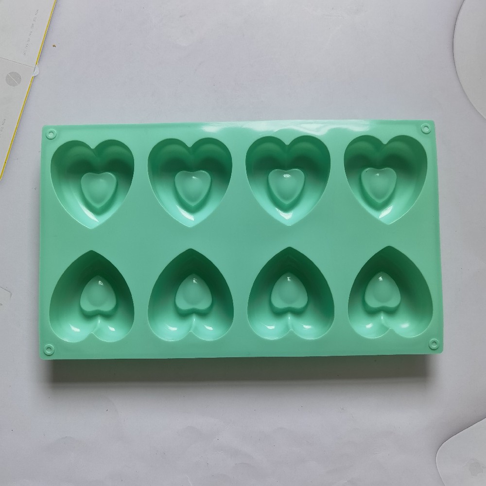 8 Donuts 130 molde de silicona pastel helado pudín molde de postre jabón utensilios de cocina