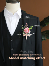 T9J5批发胸花手腕花 韩式唯美森系襟花伴娘新娘结婚拍照服装衣帽