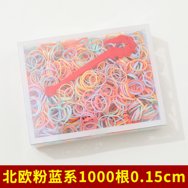 Coleteros desechables, gomas pequeñas para el cabello para niños, gomas para el cabello que no dañan el cabello, gomas para niñas, coleteros de alta elasticidad, accesorios para el cabello.