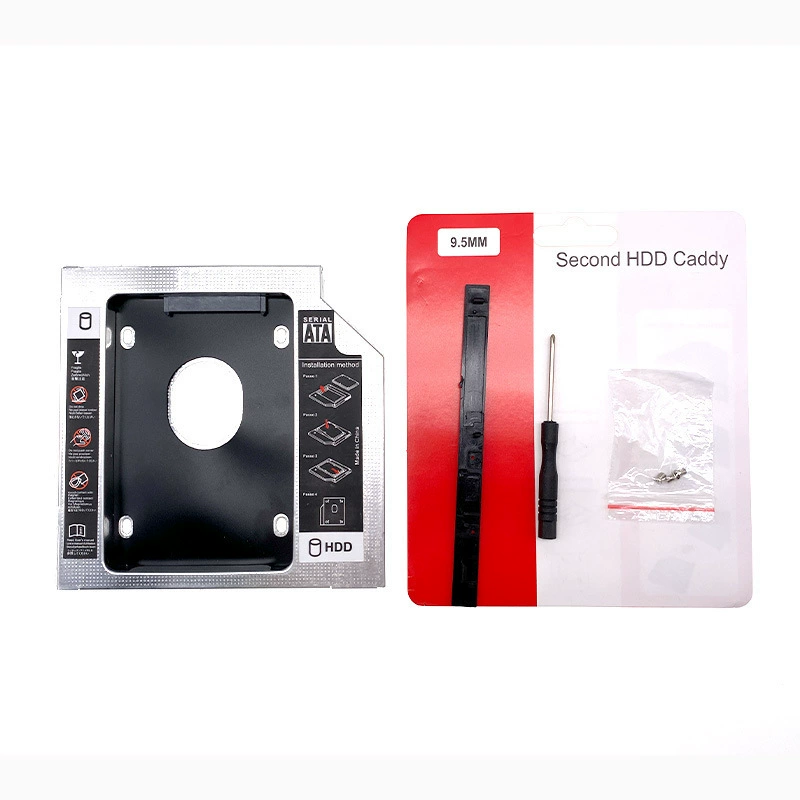 All -aluminum hard disk bracket SSD12.7/9.5 ноутбука механическая прочная легкая установка SATA3 HDD держатель