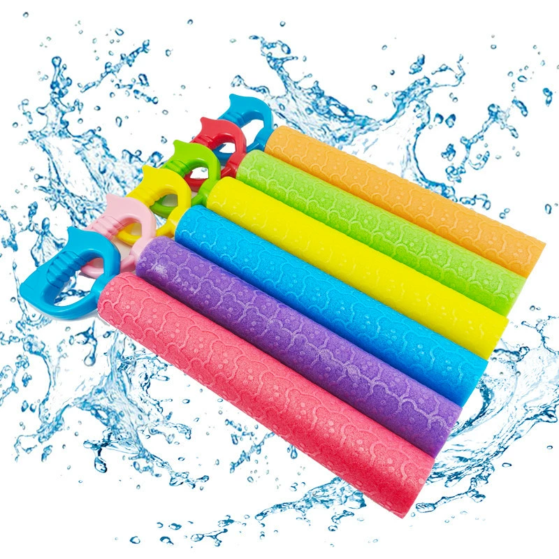 Летняя уличная водяная пушка, игрушка для пляжа, выдвижная, из ЭВА-хлопка с горячим тиснением, летняя детская игрушка