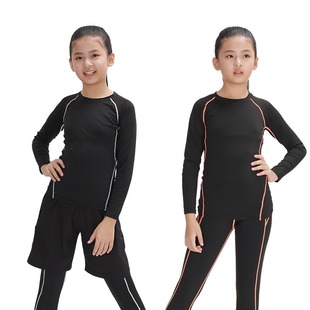 Children's Sports Tights Girls' Yoga Pants Running Basketball Leggings Quick-drying Clothes Training Suit Boys Winter