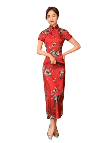 Chinese Dresses Qipao for women  qipao dress dress satin dress to restore ancient ways cultivate one morality costumes wholesale fashion party