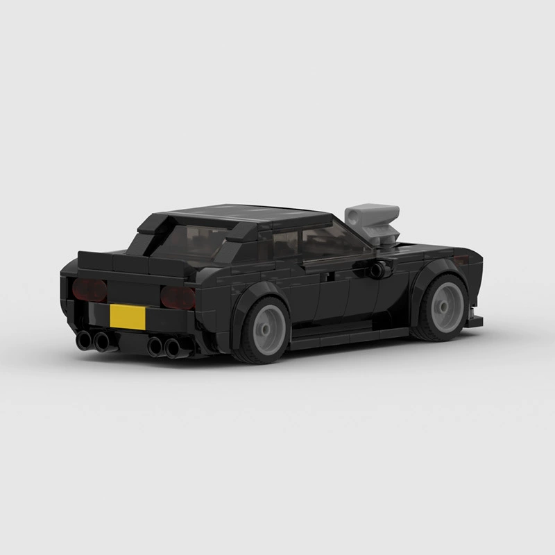 MOC конструктор, совместимый с Ledako Challenger Charger, большой автомобиль, серия Speed, творческий сверхбыстрый гоночный