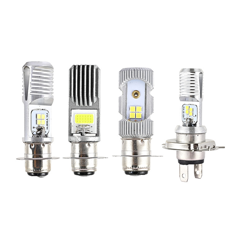 Fábrica al por mayor motocicleta coche eléctrico LED incorporado lejos y cerca de la luz del faro bombilla brillante coche eléctrico faro