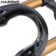 Hassns Mountain Bike Front Fork Shock Absorber Air Pressure 26 27.5/ 29inch Tortoise and Rabbit Damping Adjustment Air Pressure Front Fork