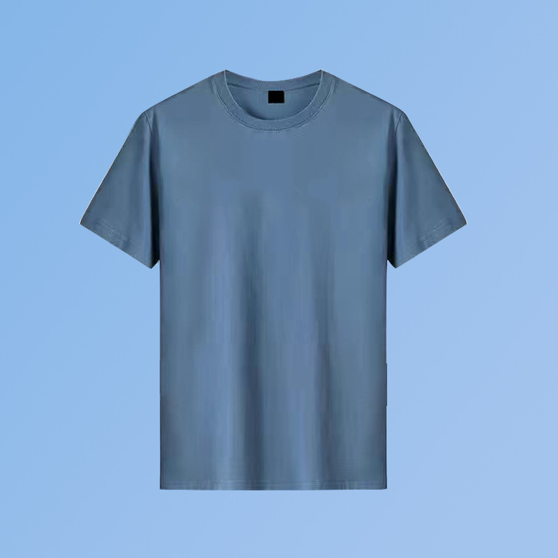 Camiseta de manga corta de verano para hombre camisa de fondo SLIM-Fit camiseta de media manga de moda cuello redondo Camiseta impresa Top ropa puesto suministro