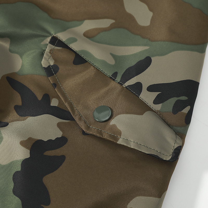 Hombres transfronterizos más tamaño chaqueta de vuelo chaqueta de camuflaje de los hombres 2020 primavera y otoño MA-1 ropa de trabajo de béisbol cuello superior