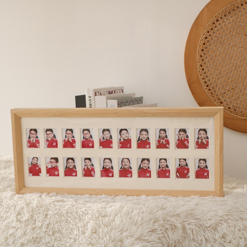Multi-Grid Photo Customization, Nine-Grid Baby Photo Frame, Creative Multi-Hole Puzzle Production to Record the Growth Time Multi-Grid Photo Customization, Nine-Grid Baby Photo Frame, Creative Multi-Hole Puzzle Production to Record the Growth Time
