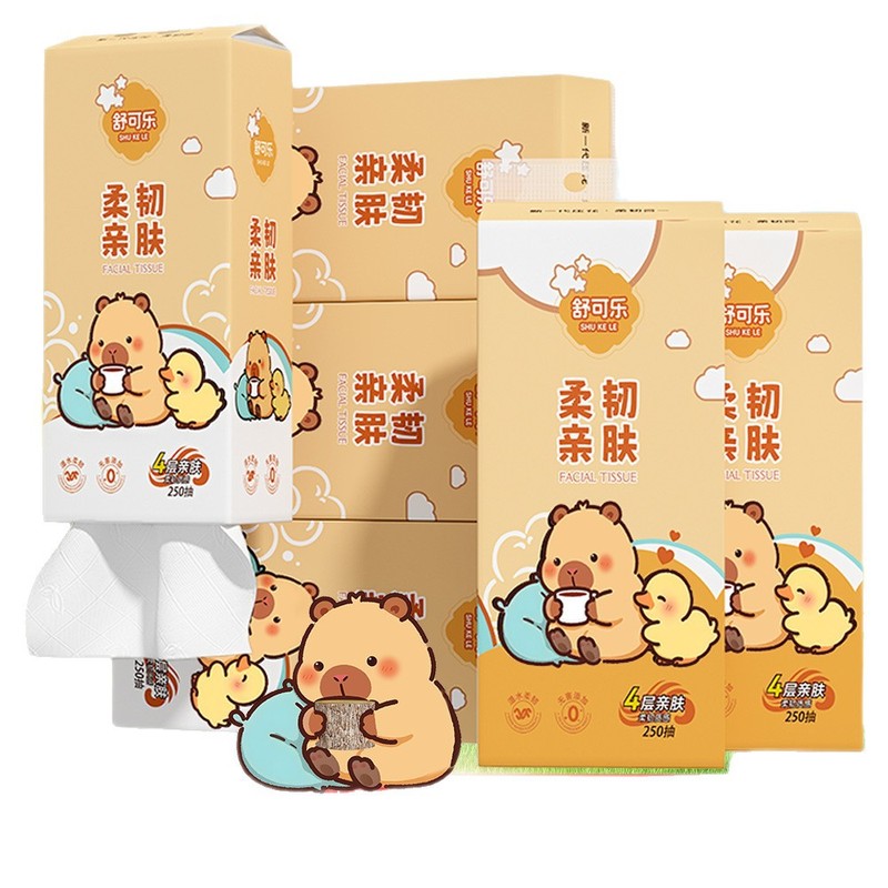 舒可乐悬挂式面巾纸抽纸家用餐巾实惠装卫生纸|undefined