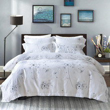 五星级酒店印花纯棉四件套宾馆全棉床单被套客栈民宿床上用品批发