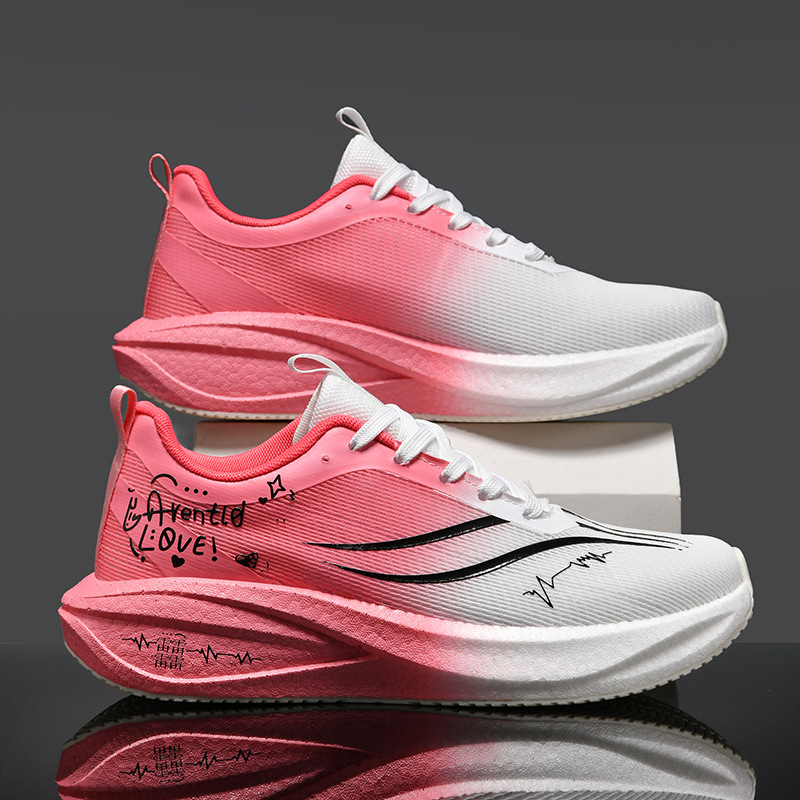 Nuevos juveniles de placa de carbono para correr carreras de velocidad de prueba física de entrenamiento de maratón profesional para hombres zapatos deportivos para correr
