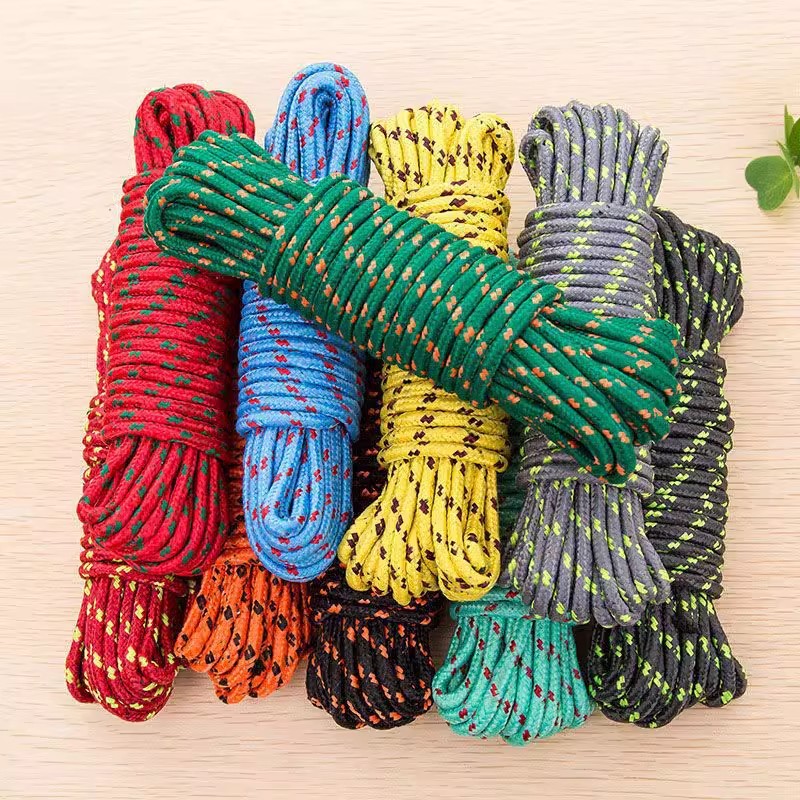 [Envío gratuito a Xinjiang y Tíbet] Tendedero antideslizante grueso, tendedero exterior resistente al viento, cuerda de nailon resistente al desgaste para el hogar image 1