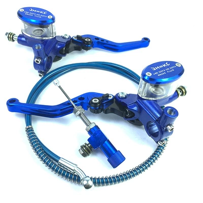 aluminum motorcycle hydraulic clutch: Other brake systems - blue-oval-clutch-right-pump