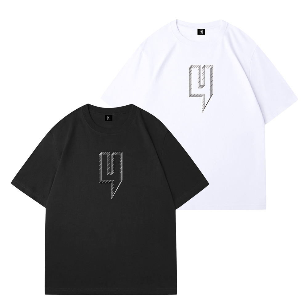 Trendy Men's 4-Pack Short-Sleeved T-Shirts Pure Cotton Loose Base Tops for Sports & Outdoor_desvips.com