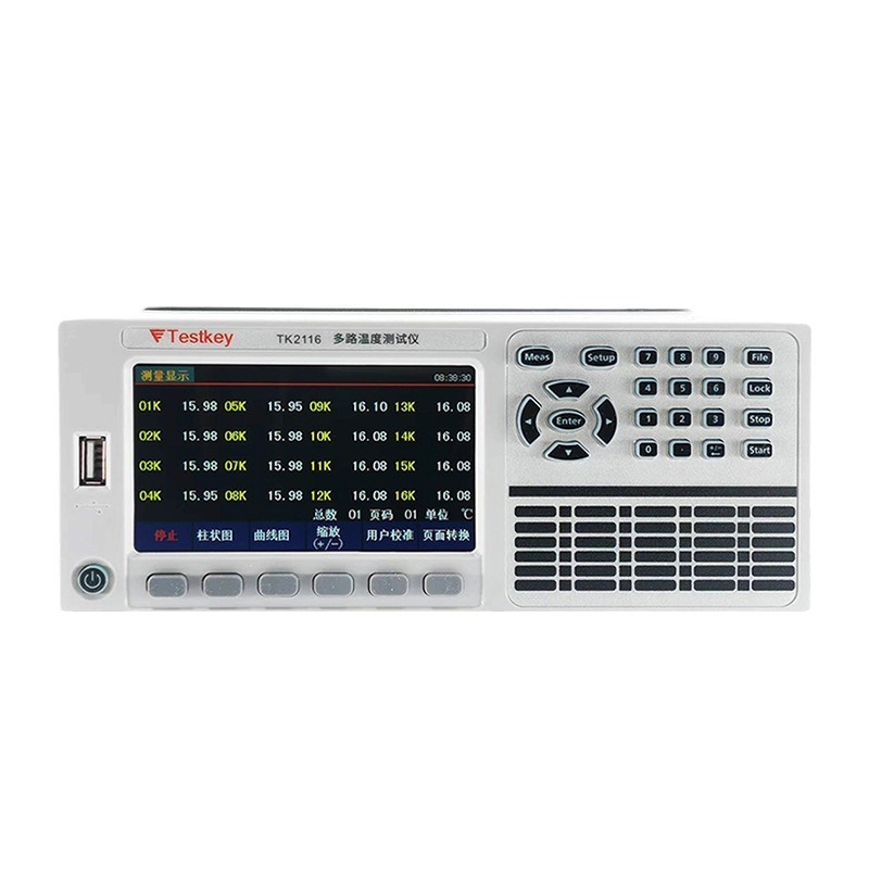 泰斯科温度巡检仪TK2008/2016/2108多路温度测试仪多通道8/16路