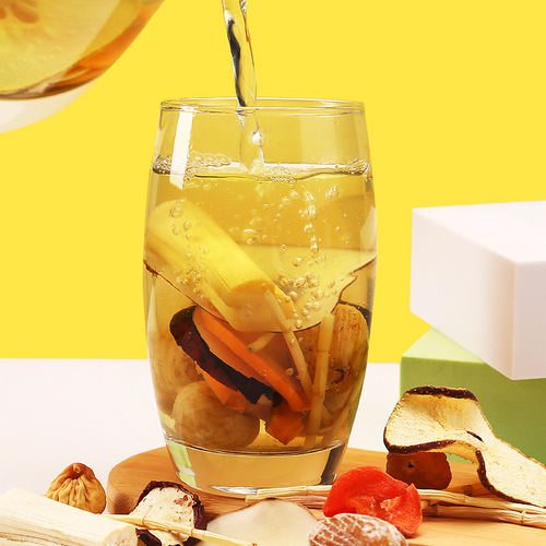 Bamboo cane grass root snow pear tea Cantonese sugar water herbal tea ingredient package bamboo cane water chestnut root water ingredient package Xiaodiaoli soup