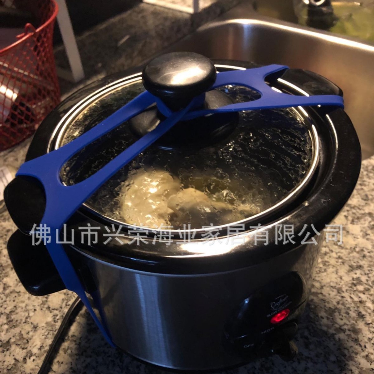 Cintas de sujeción de tapa de latch transfronterizas para el transporte conveniente de platos de diferentes tipos de olla