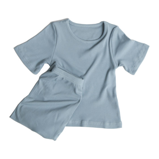 Children's Cotton Class A Korean-style suit Children's Wear Pajamas Girls' Baby's Home Clothes Anti-static Base Summer for Boys