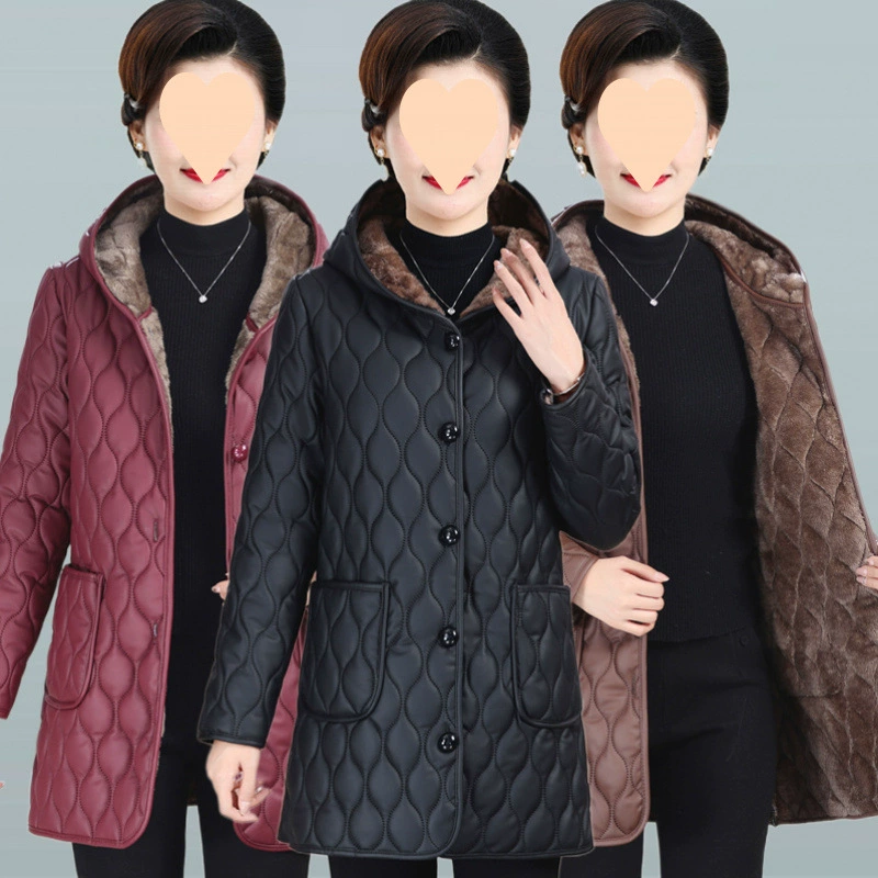 Высококачественная мама осенняя и зимняя одежда среднего и длинного класса