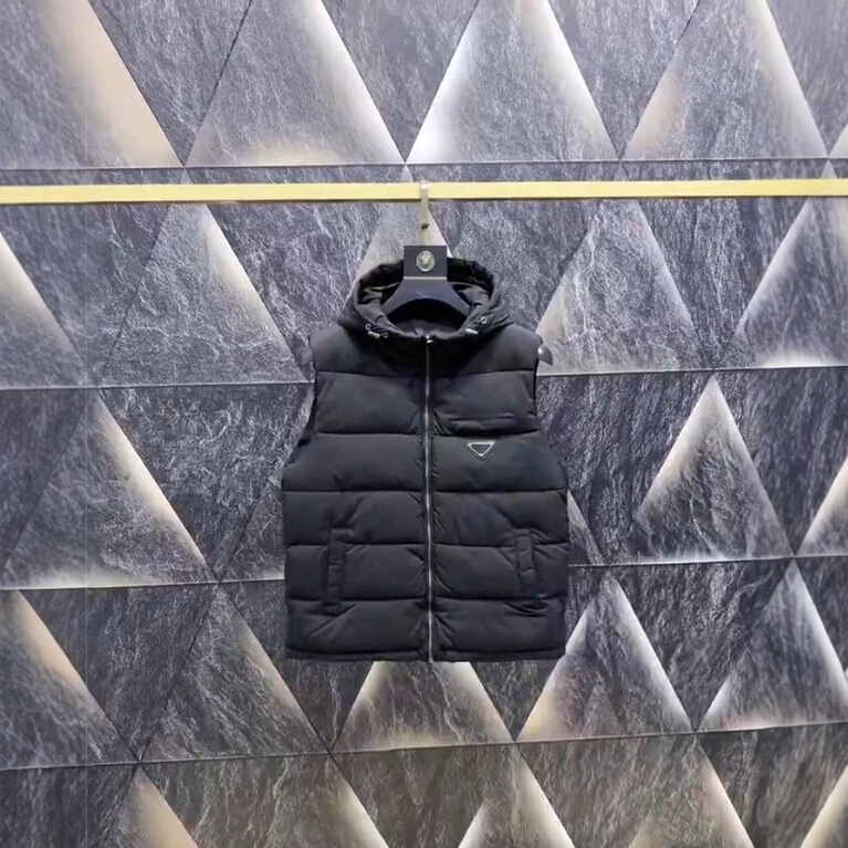 New Autumn and Winter Hooded Cotton Vest for Men, Korean Style Thickened Warm Jacket