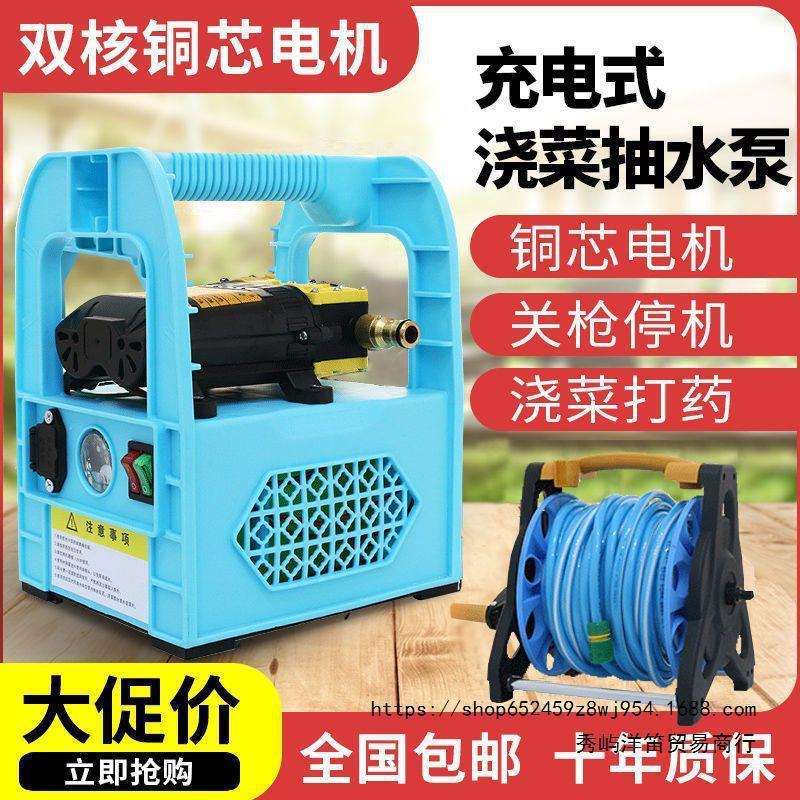 小型充电式抽水泵浇水神器农用浇地抽水机灌溉浇菜家用田园垒德株