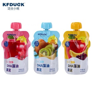 Apple, DHA, водоросли, детское фруктовое масло, фруктовый сливовый сок, 90г