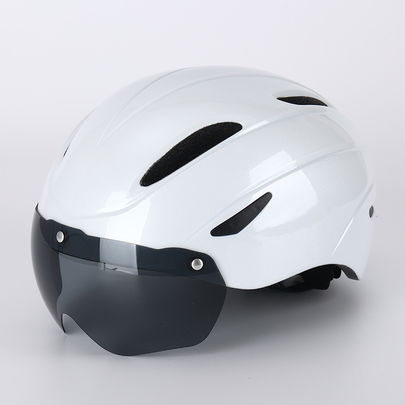 새로운 렌즈 헬멧/화이트