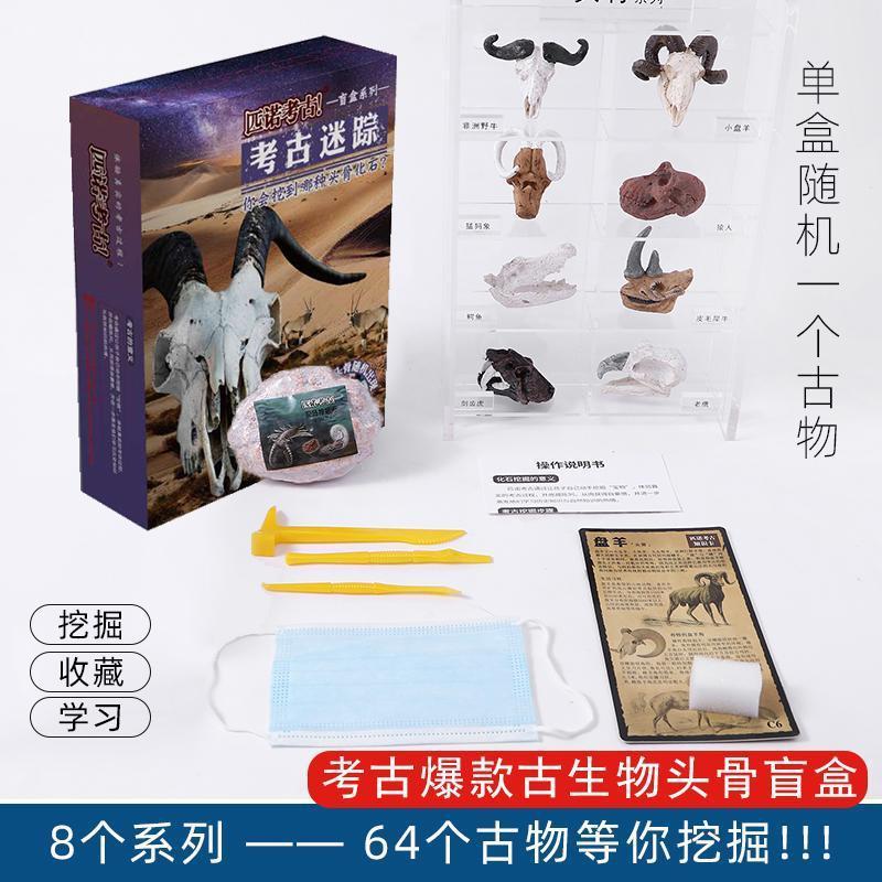 [선호 부티크] 두개골 블라인드 박스 (32 개의 전체 머리 상자를 촬영하는 것이 더 비용 효율적입니다)