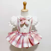 Комплект, летняя школьная плисированная юбка, летняя одежда, оптом