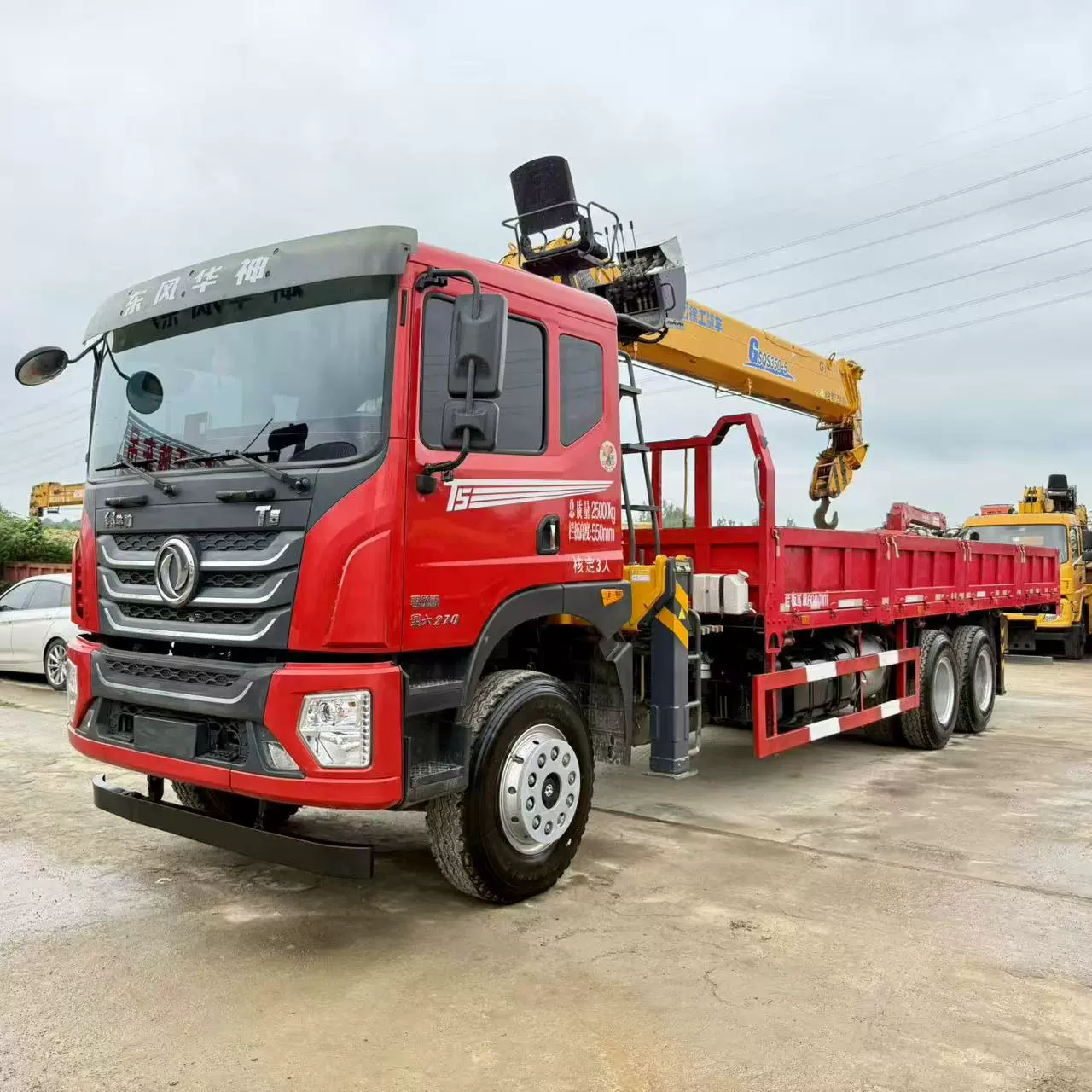 24年5月上牌陕汽德龙后八轮随车吊三一14吨随车起重机设备可出口