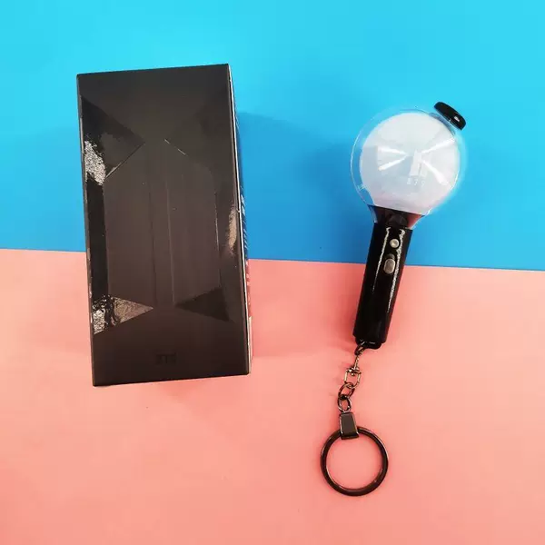 Bt Boy Group Tour Mini Fan Light Keychain Bag Pendant Mini Light Decoration Accessories