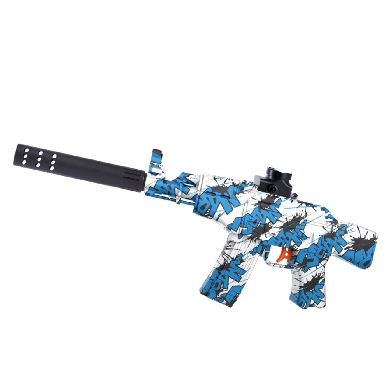 Acceso transfronterizo MP5 eléctrico AK47 pistolas de graffiti para niños y niñas modelo de seguridad de juguetes al aire libre image 14