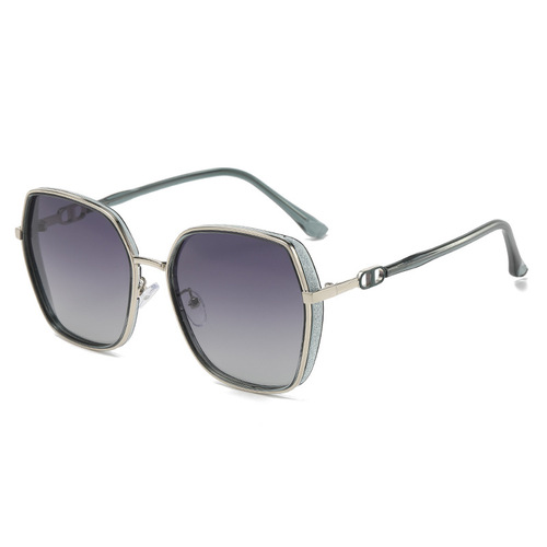 Internet celebrity street photography polarized sunglasses women's fashion trend starlight flash sunshade glasses outdoor travel sunglasses 8193